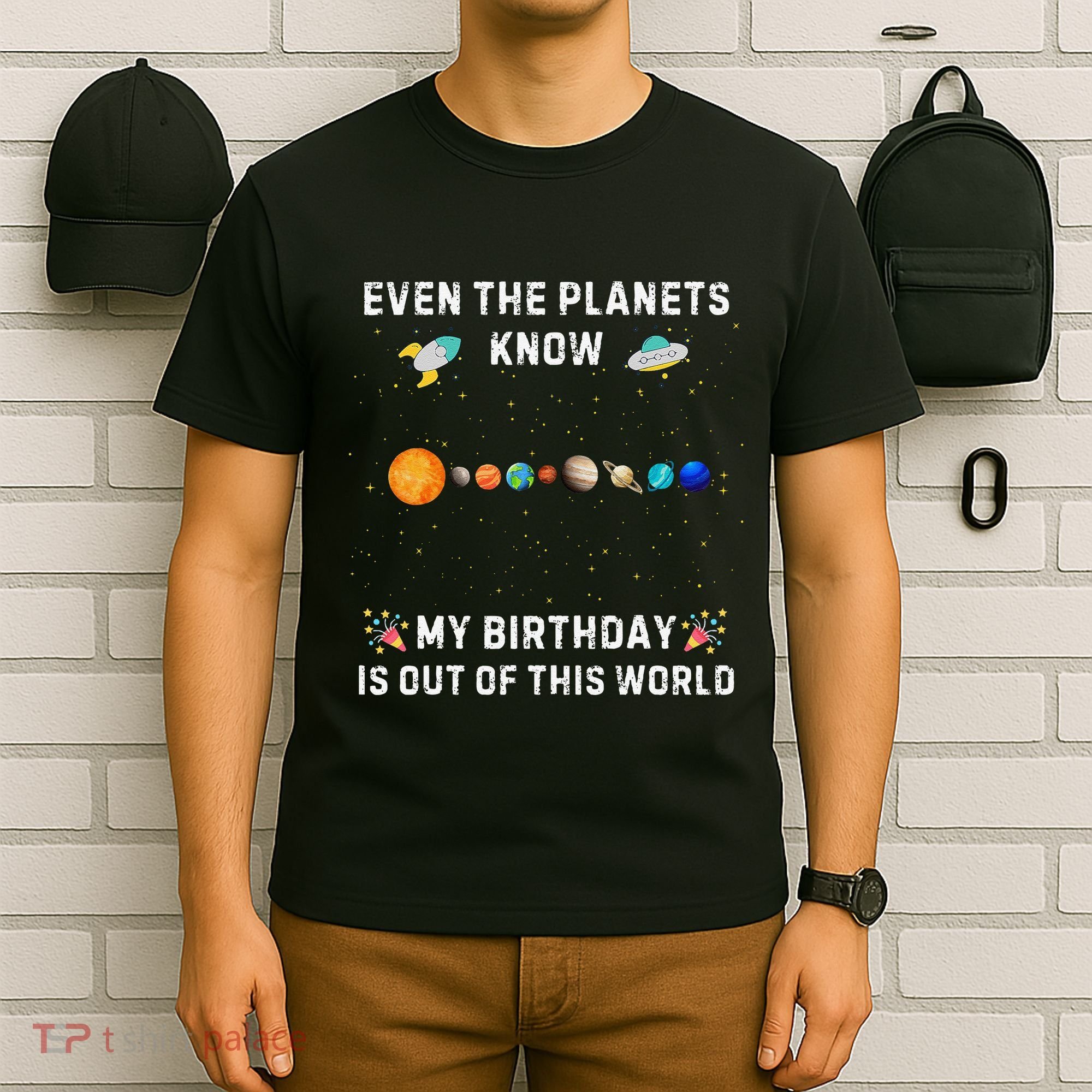 Astrological Planetary Alignment Birthday Funny Gift T-Shirt
