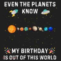 Astrological Planetary Alignment Birthday Funny Gift Beanie thumb 2