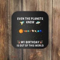 Astrological Planetary Alignment Birthday Funny Gift Coaster thumb 0