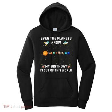 Astrological Planetary Alignment Birthday Funny Gift Women's Hoodie