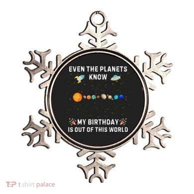 Astrological Planetary Alignment Birthday Funny Gift Ornament