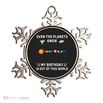 Astrological Planetary Alignment Birthday Funny Gift Ornament