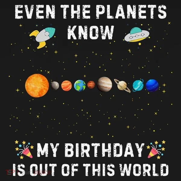 Astrological Planetary Alignment Birthday Funny Gift Ornament