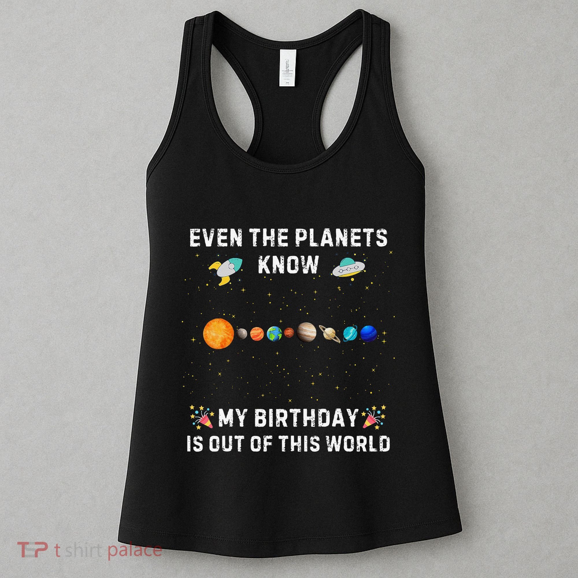 Astrological Planetary Alignment Birthday Funny Gift Women's Tank Top
