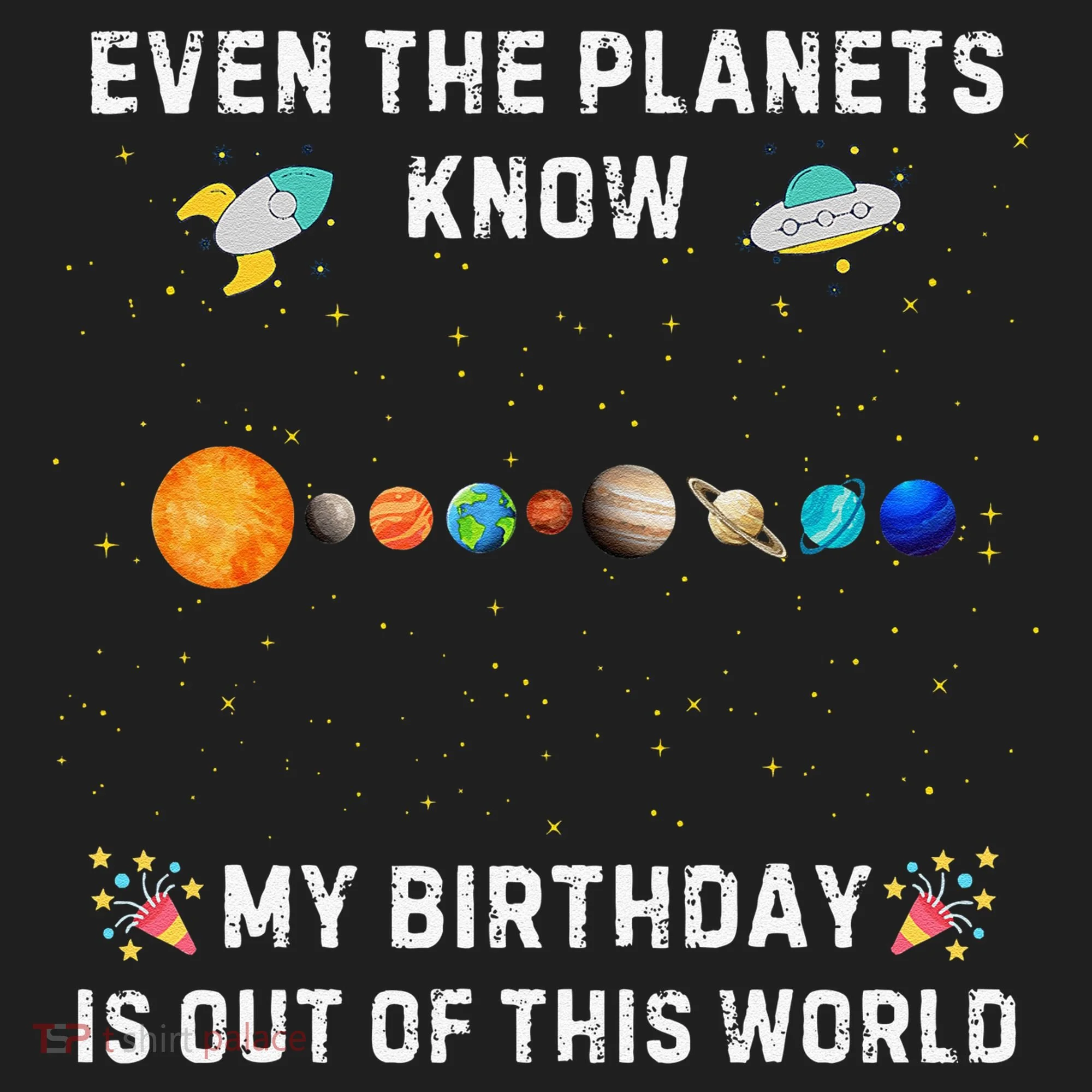 Astrological Planetary Alignment Birthday Funny Gift Hat