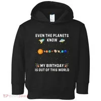 Astrological Planetary Alignment Birthday Funny Gift Toddler Hoodie thumb 0