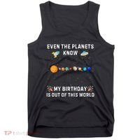 Astrological Planetary Alignment Birthday Funny Gift Tank Top thumb 0