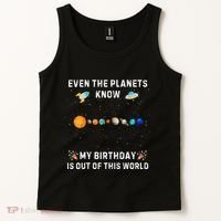 Astrological Planetary Alignment Birthday Funny Gift Tank Top thumb 2