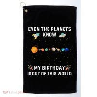 Astrological Planetary Alignment Birthday Funny Gift Golf Towel thumb 0
