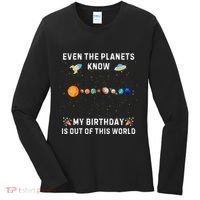 Astrological Planetary Alignment Birthday Funny Gift Women's Long Sleeve Shirt thumb 0
