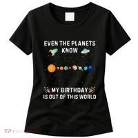 Astrological Planetary Alignment Birthday Funny Gift Women's T-Shirt thumb 0