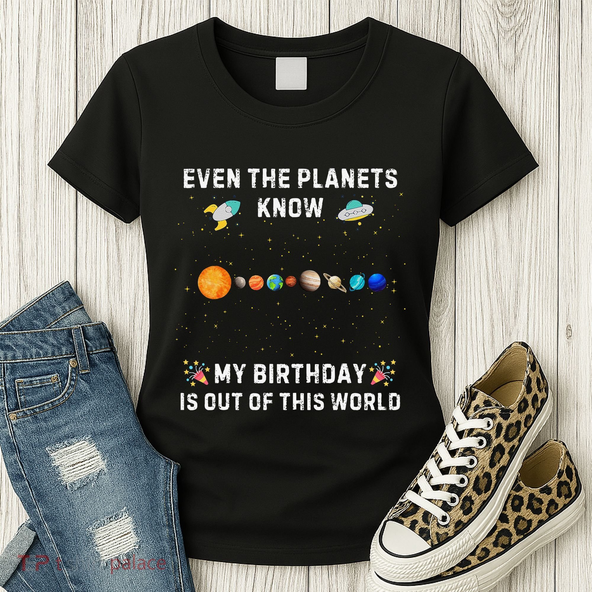Astrological Planetary Alignment Birthday Funny Gift Women's T-Shirt