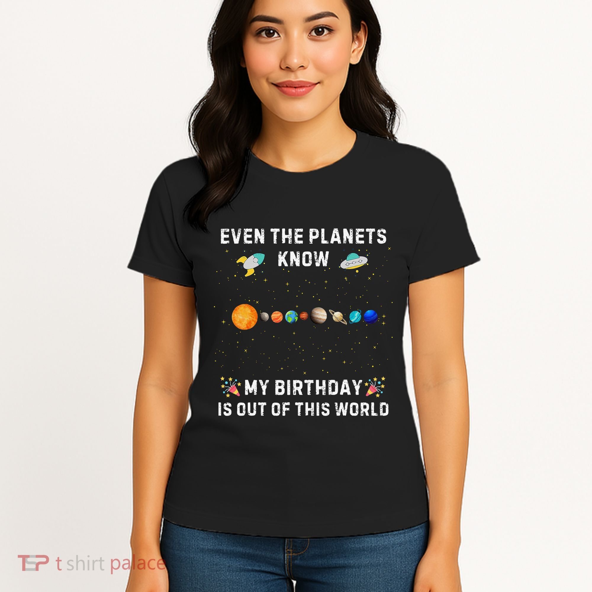 Astrological Planetary Alignment Birthday Funny Gift Women's T-Shirt