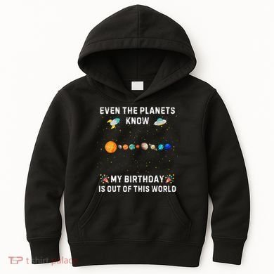 Astrological Planetary Alignment Birthday Funny Gift Kids Hoodie