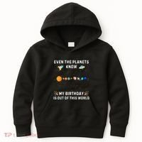 Astrological Planetary Alignment Birthday Funny Gift Kids Hoodie thumb 0