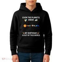 Astrological Planetary Alignment Birthday Funny Gift Kids Hoodie thumb 4