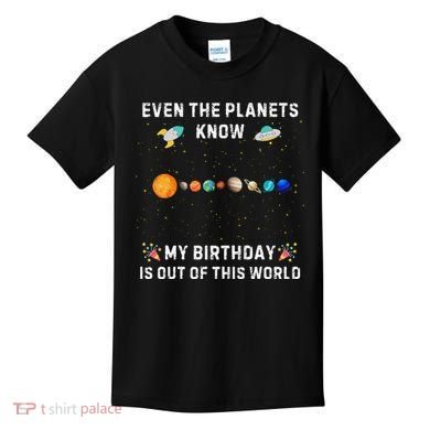 Astrological Planetary Alignment Birthday Funny Gift Kids T-Shirt