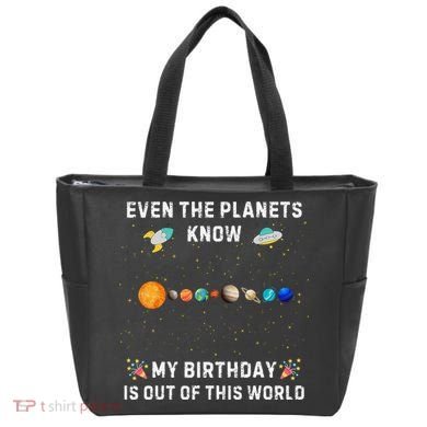 Astrological Planetary Alignment Birthday Funny Gift Tote Bag