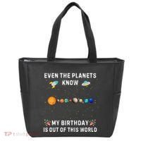 Astrological Planetary Alignment Birthday Funny Gift Tote Bag thumb 0