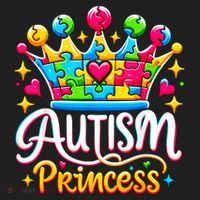 Autism Princess Autism Awareness Queen Girl Women's Sweatshirt thumb 2