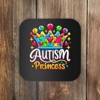 Autism Princess Autism Awareness Queen Girl Coaster thumb 0