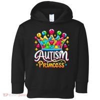 Autism Princess Autism Awareness Queen Girl Toddler Hoodie thumb 0