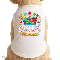 Autism Princess Autism Awareness Queen Girl Doggie Tank thumb 0