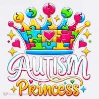 Autism Princess Autism Awareness Queen Girl Apron thumb 3