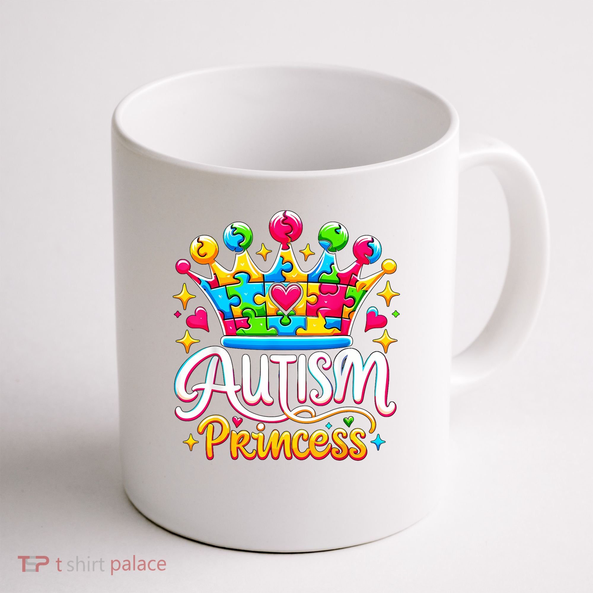 Autism Princess Autism Awareness Queen Girl Coffee Mug