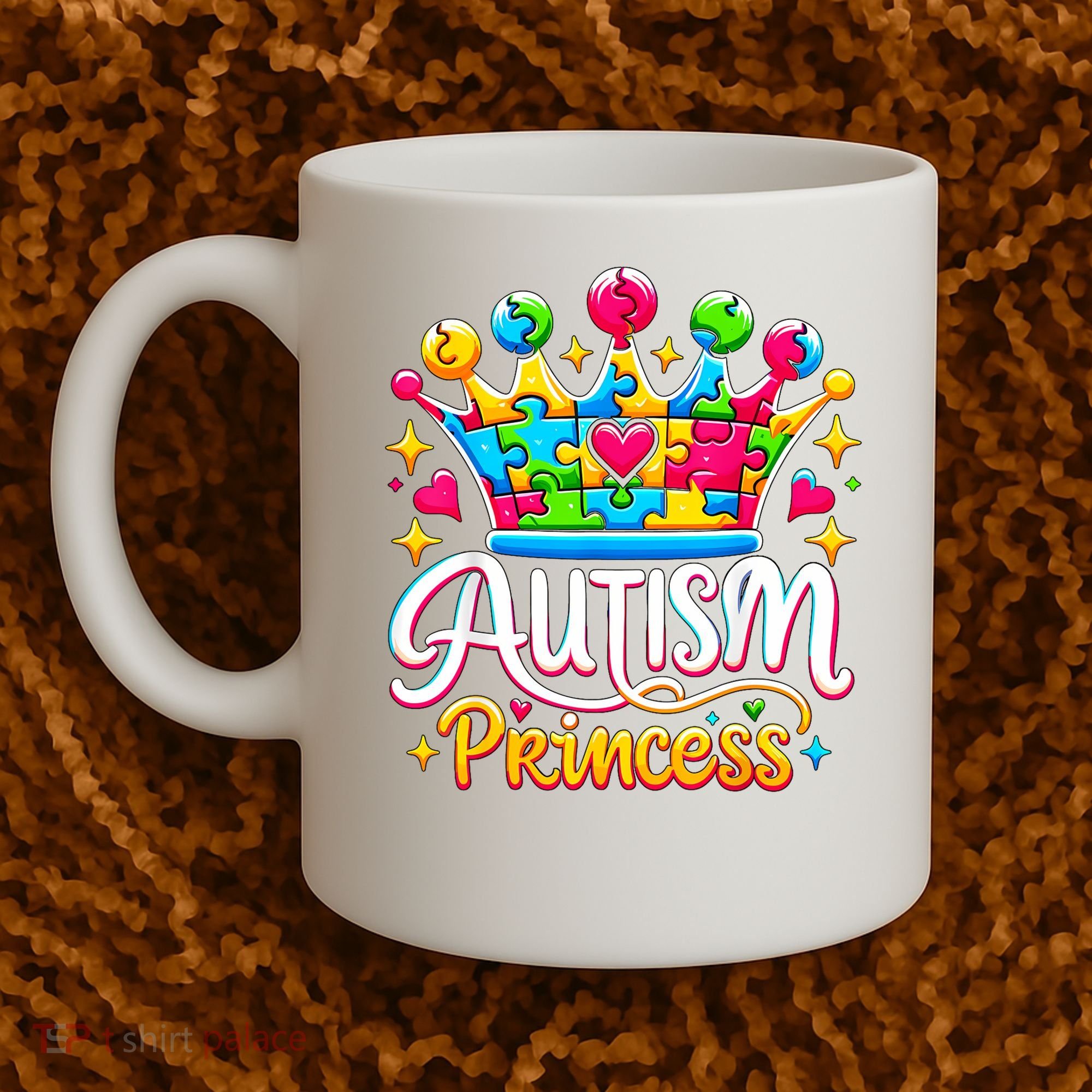 Autism Princess Autism Awareness Queen Girl Coffee Mug