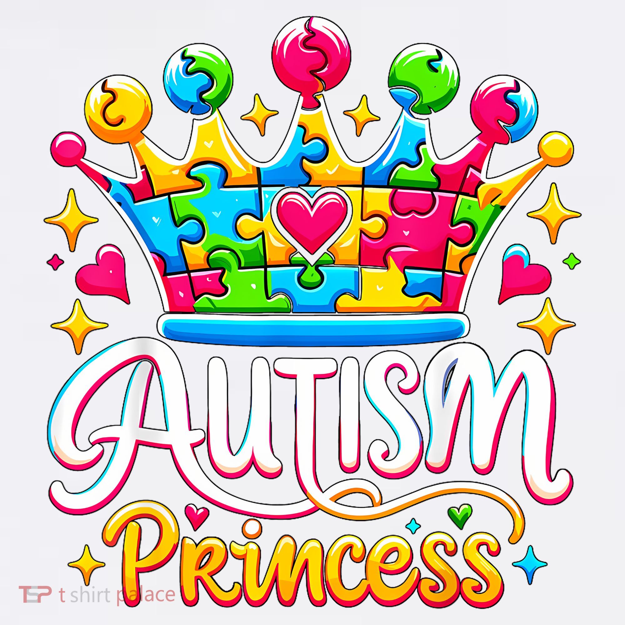 Autism Princess Autism Awareness Queen Girl Mousepad
