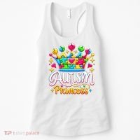 Autism Princess Autism Awareness Queen Girl Women's Tank Top thumb 0