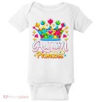 Autism Princess Autism Awareness Queen Girl Baby Bodysuit thumb 0