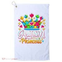 Autism Princess Autism Awareness Queen Girl Golf Towel thumb 0