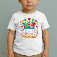 Autism Princess Autism Awareness Queen Girl Toddler T-Shirt thumb 2