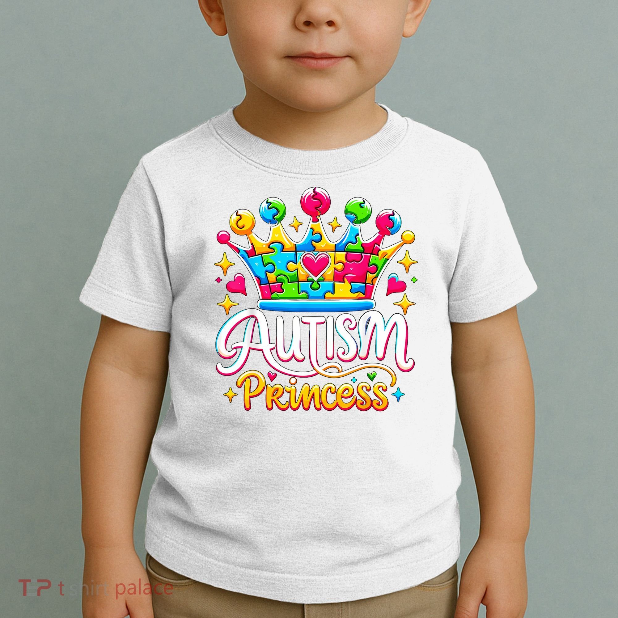 Autism Princess Autism Awareness Queen Girl Toddler T-Shirt