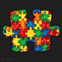 Autism Puzzle Autism Awareness Month Women's Sweatshirt thumb 2