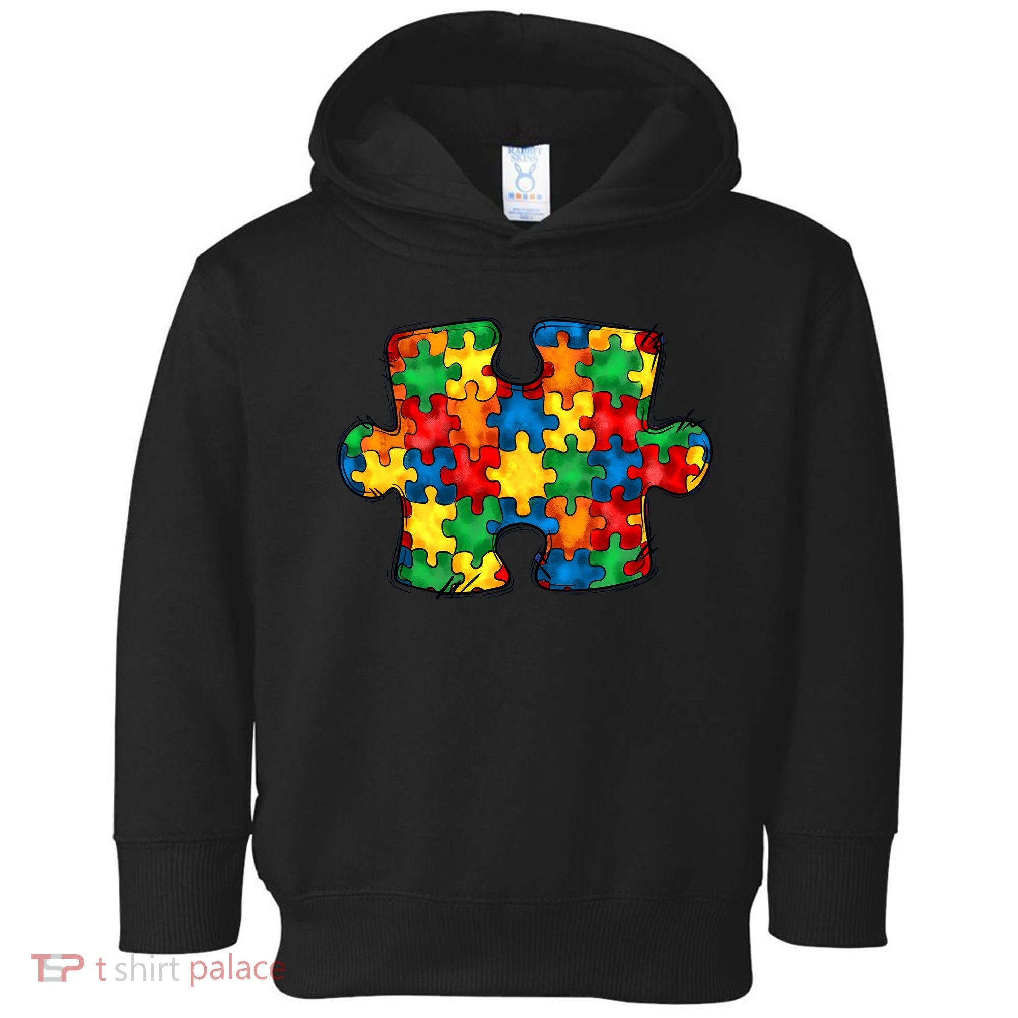 Autism Puzzle Autism Awareness Month Toddler Hoodie