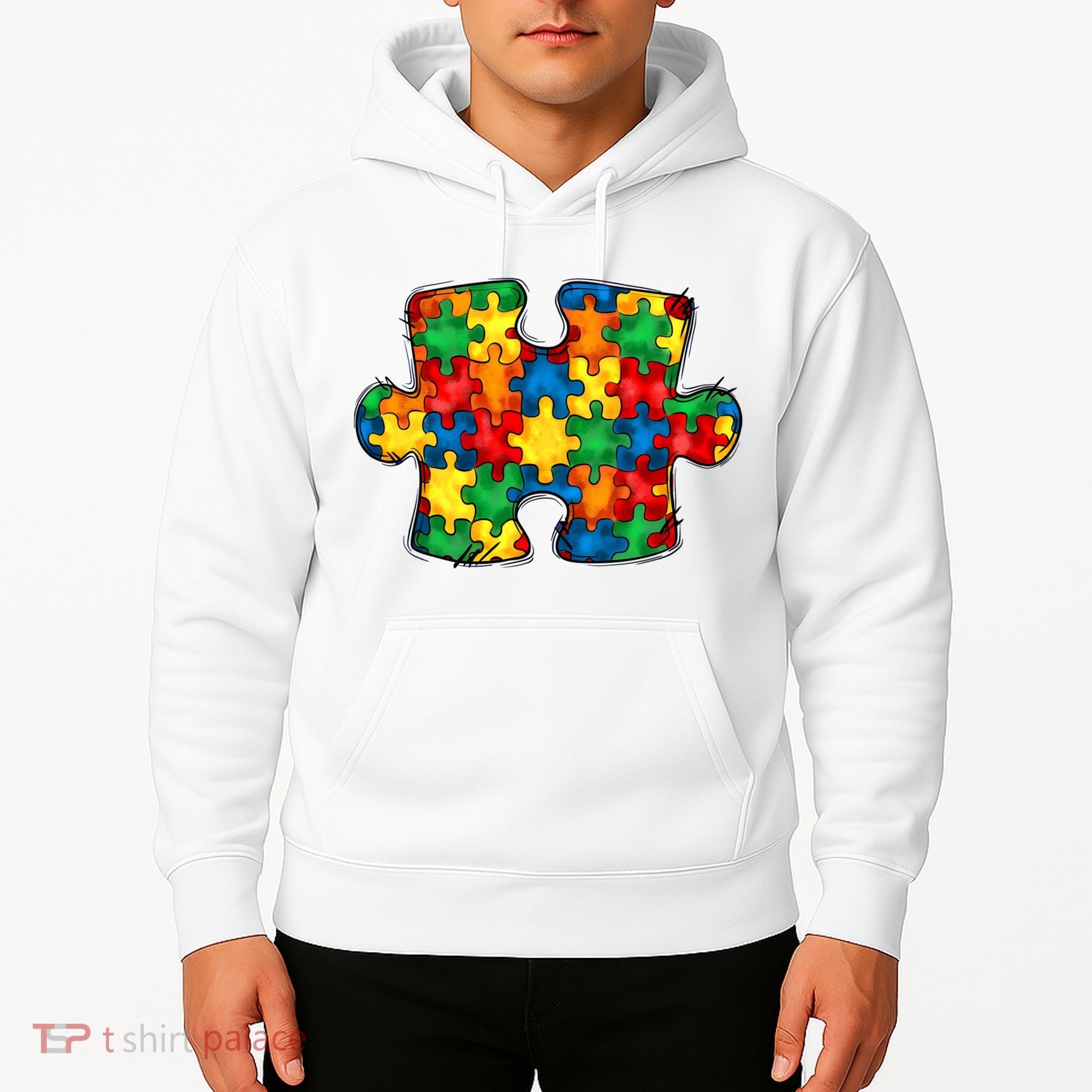 Autism Puzzle Autism Awareness Month Hoodie