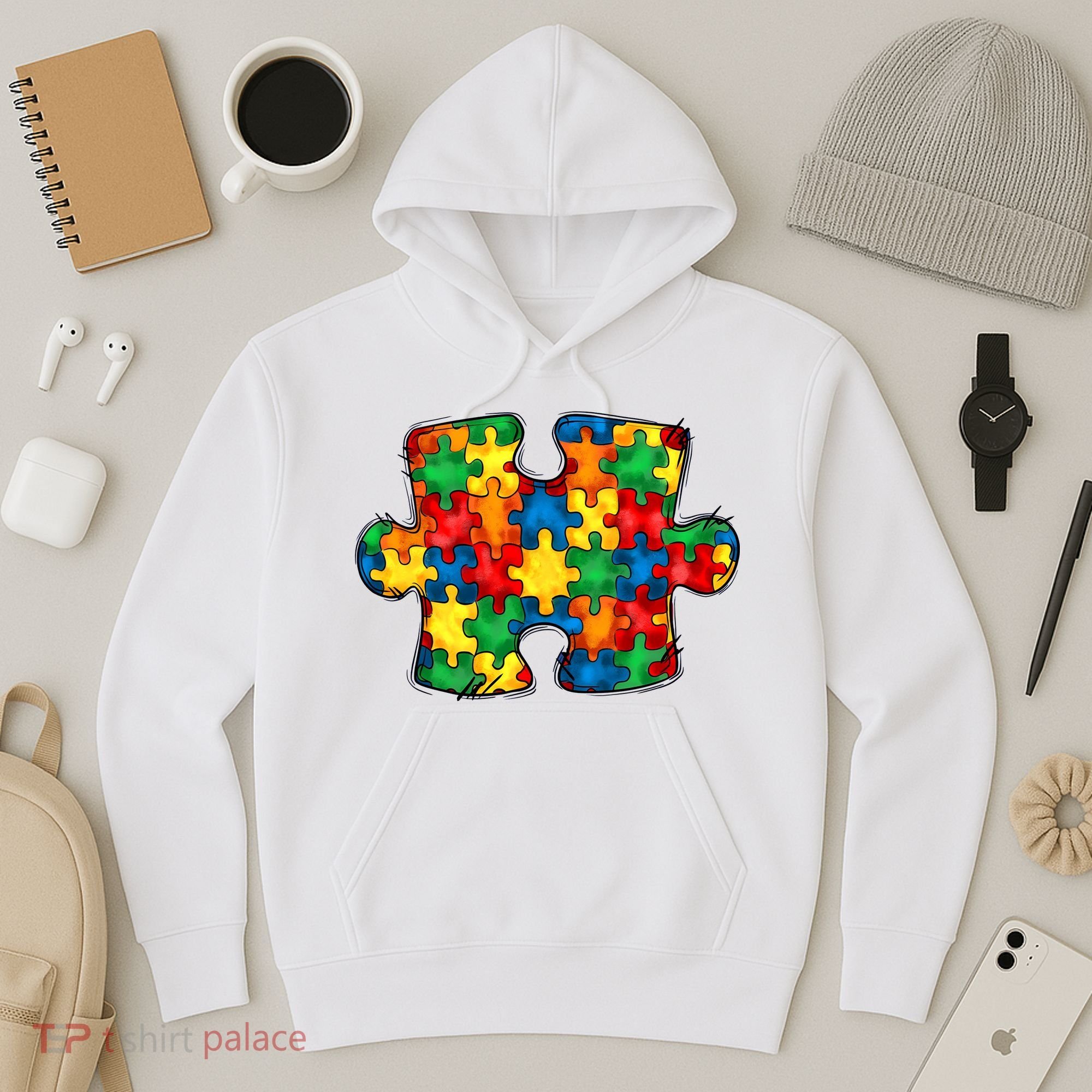 Autism Puzzle Autism Awareness Month Hoodie