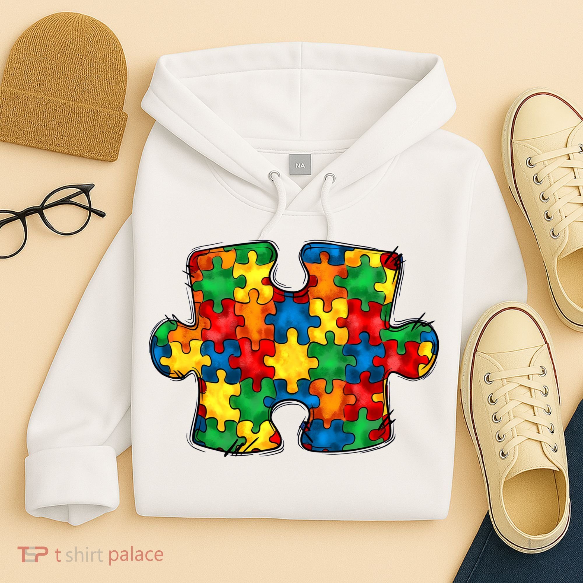 Autism Puzzle Autism Awareness Month Hoodie