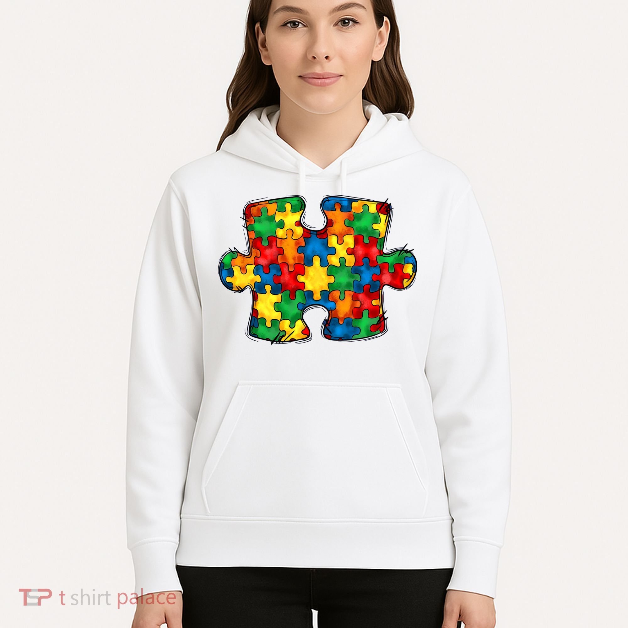 Autism Puzzle Autism Awareness Month Hoodie