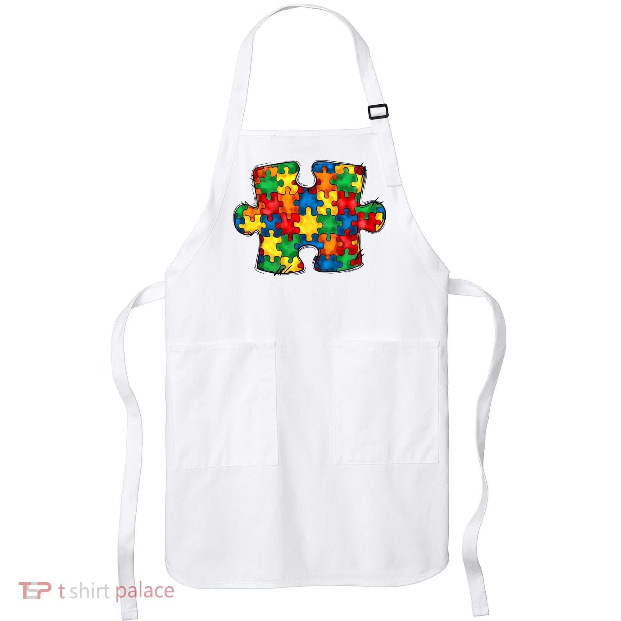 Autism Puzzle Autism Awareness Month Apron