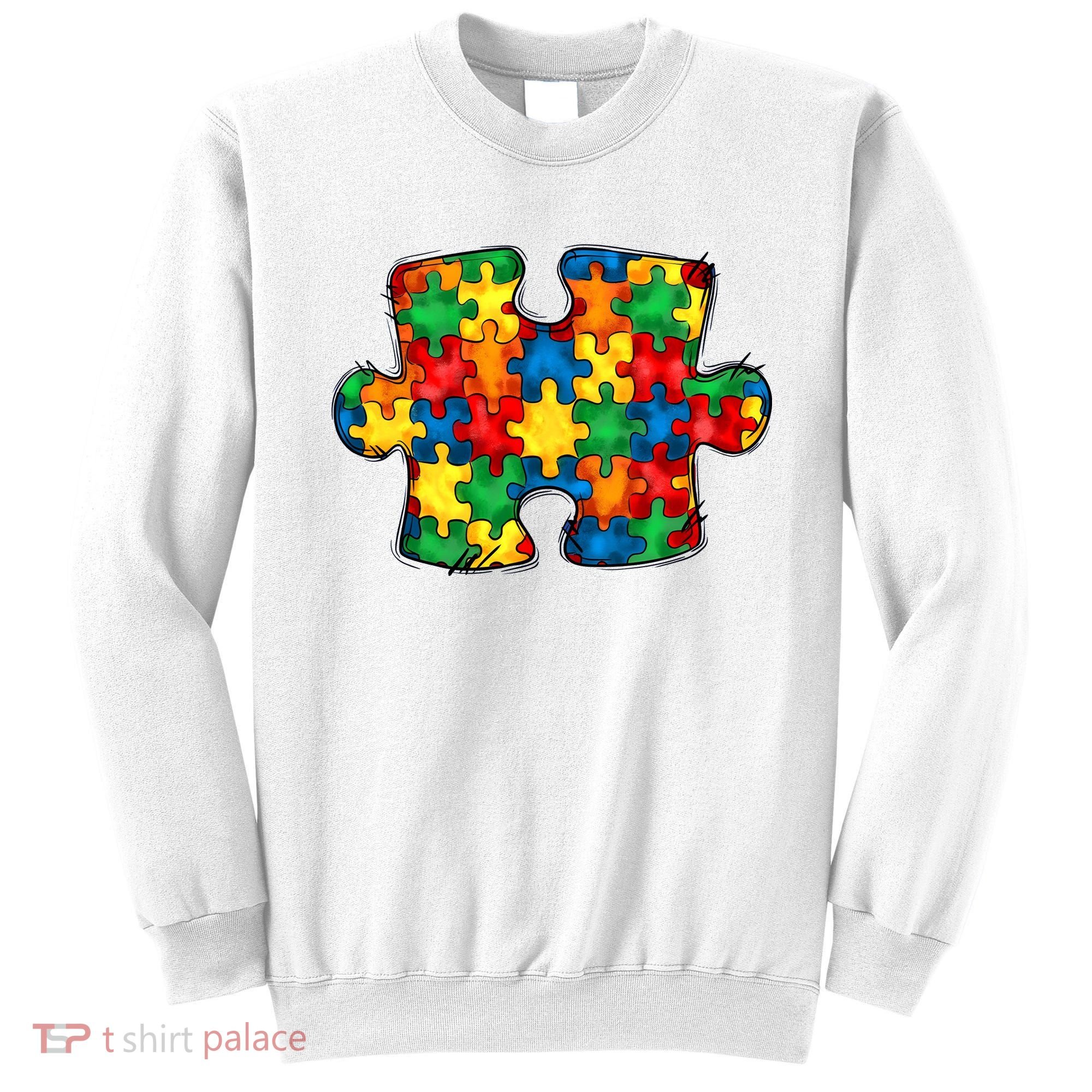 Autism Puzzle Autism Awareness Month Sweatshirt