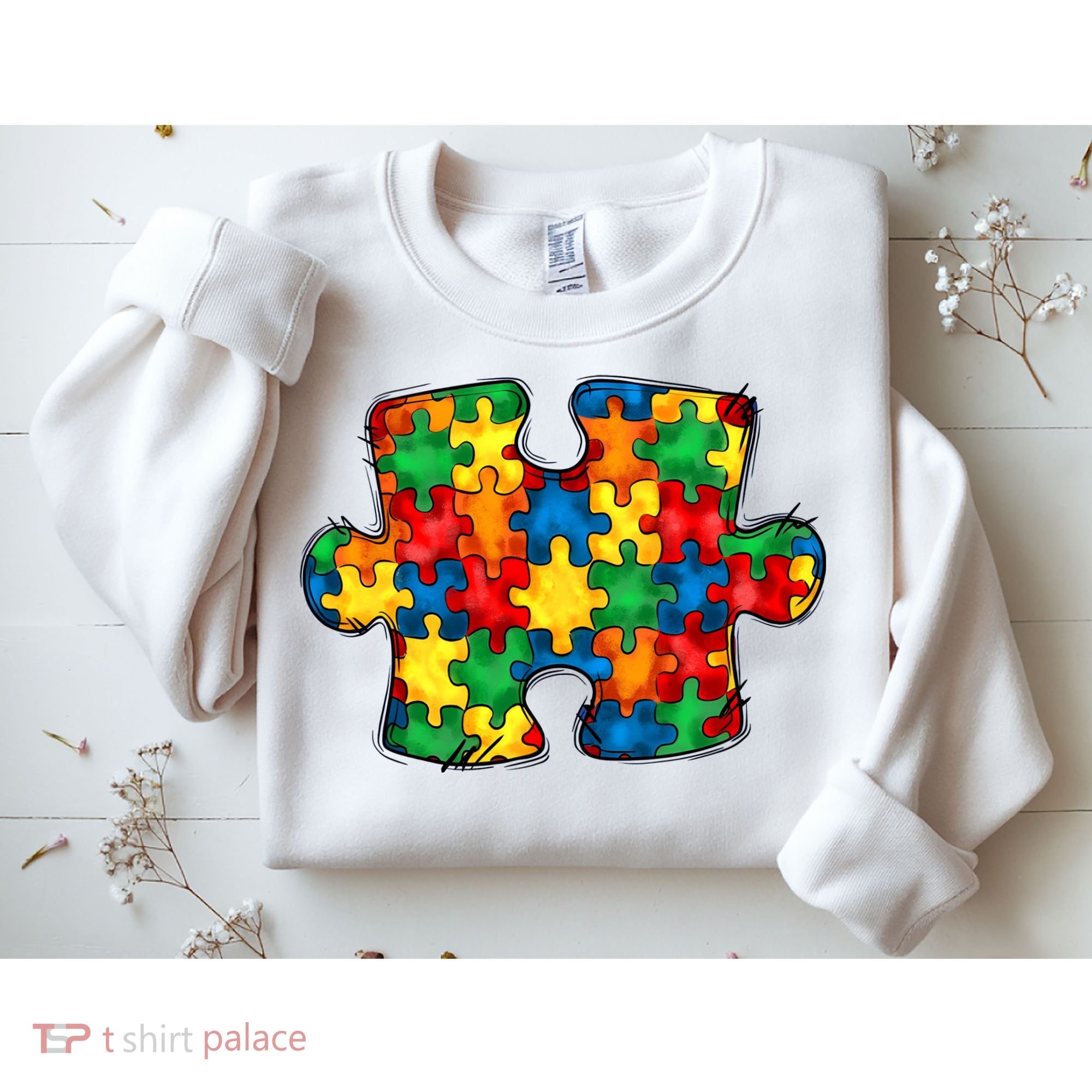 Autism Puzzle Autism Awareness Month Sweatshirt