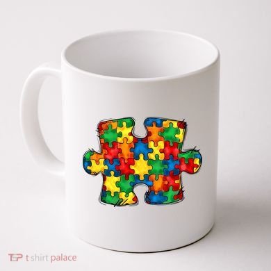 Autism Puzzle Autism Awareness Month Coffee Mug