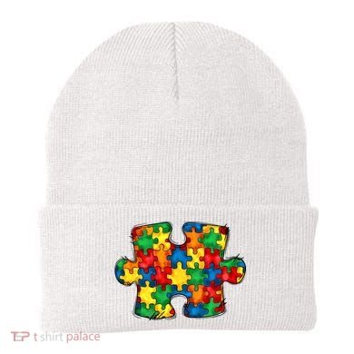 Autism Puzzle Autism Awareness Month Beanie