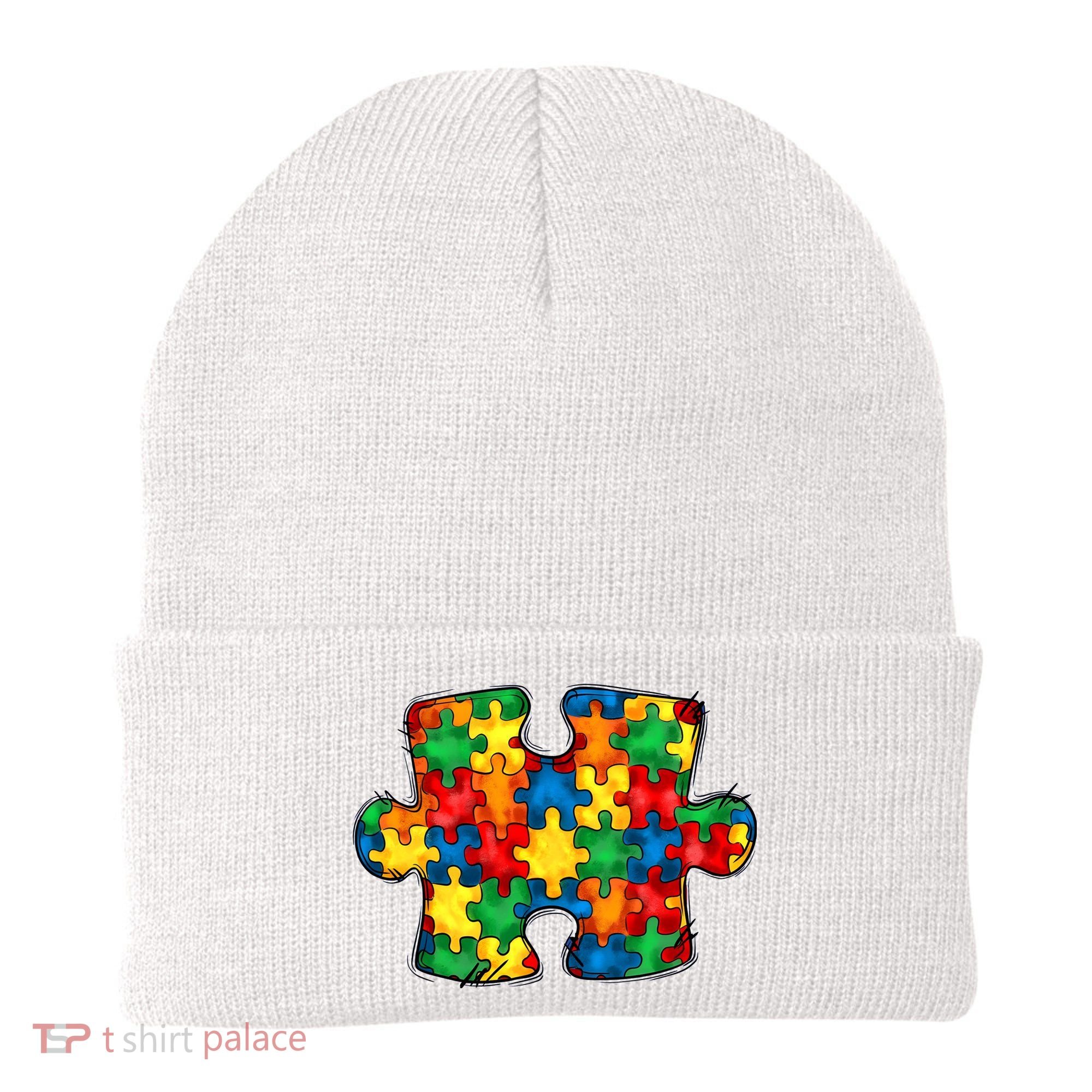 Autism Puzzle Autism Awareness Month Beanie