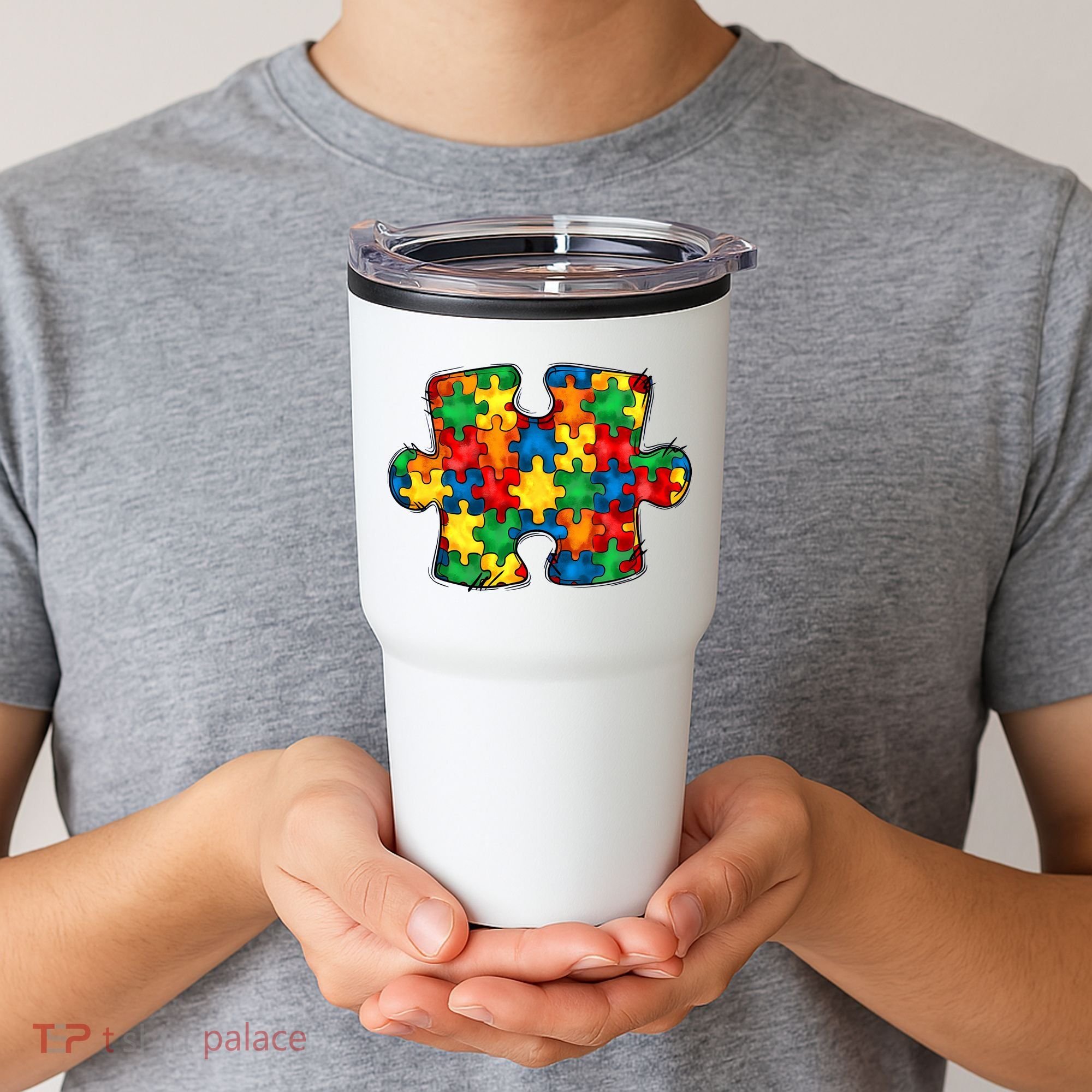 Autism Puzzle Autism Awareness Month Tumbler