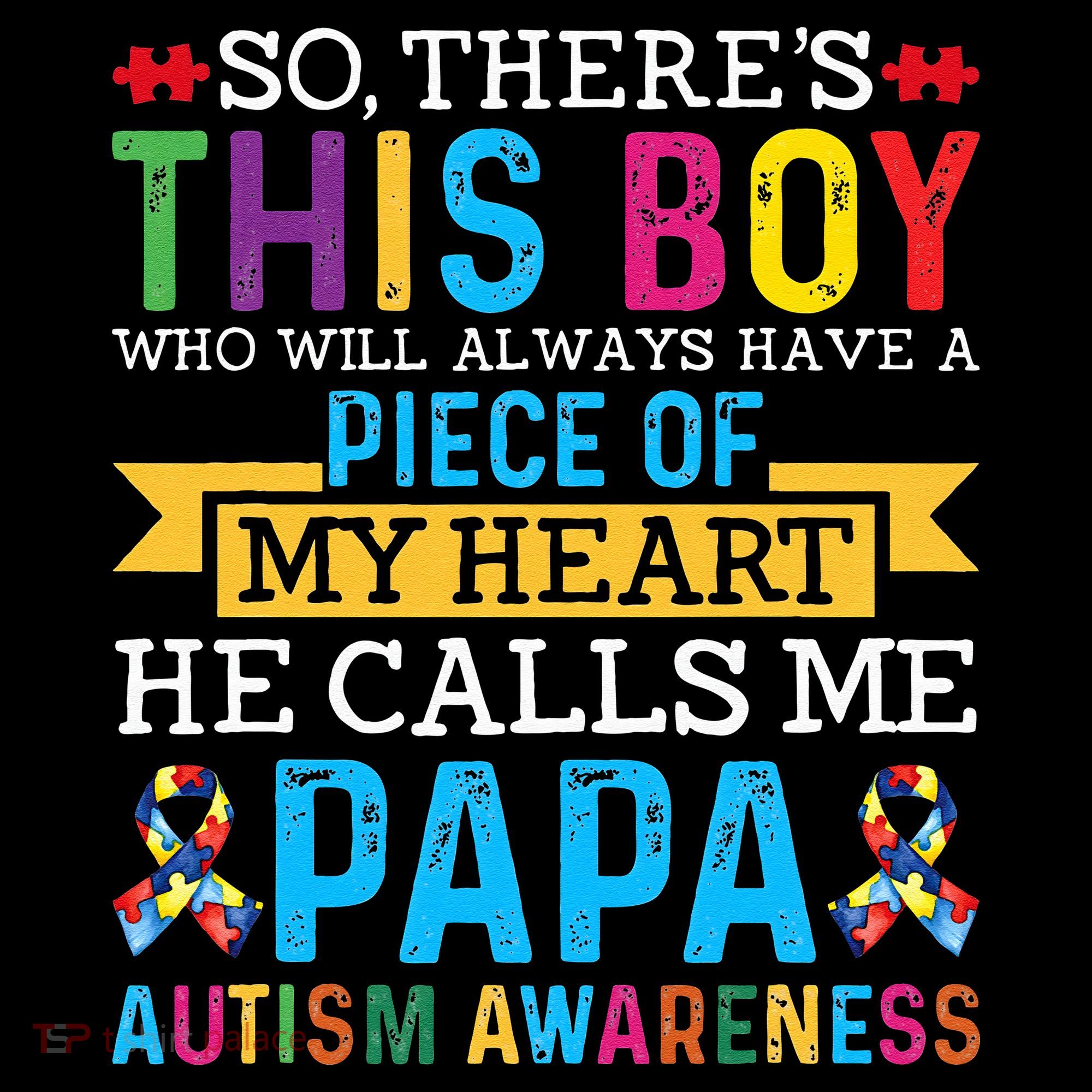 Autism Papa Autism Awareness Support Autism Motivational Coffee Mug